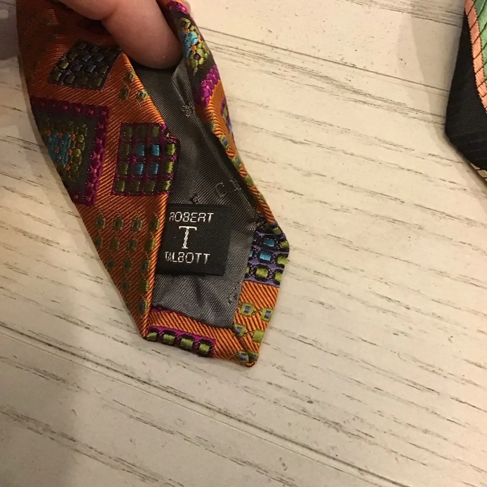 Robert Talbott Handsewn Silk Colorful  Patterned Ties Set Nordstrom USA Made